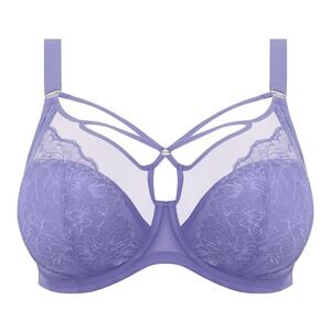 Elomi Brianna Underwire Strappy Plunge‎ Bra Women's Bra Jacaranda Size 32K 32 K